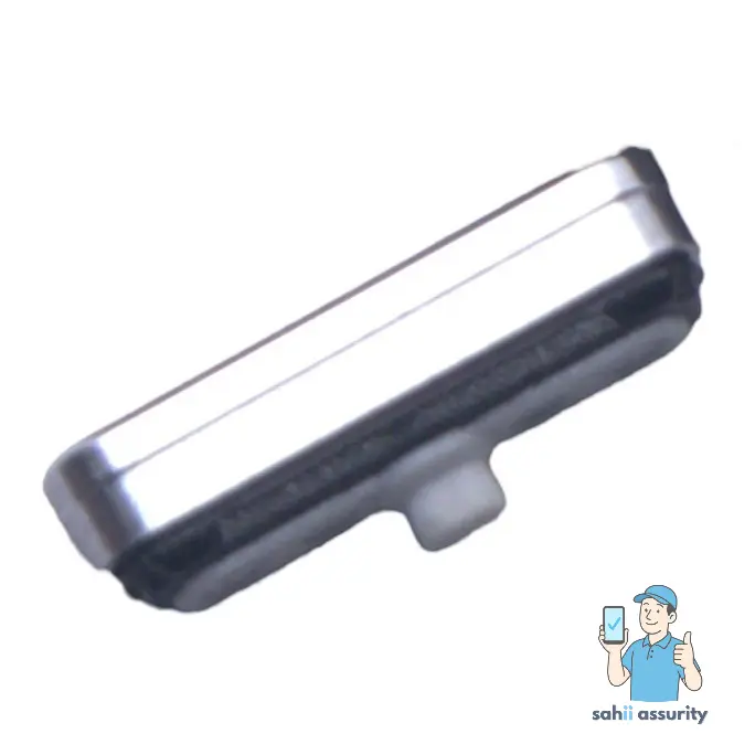 Power Button Outer for Samsung Galaxy S22 5G White thumbnail